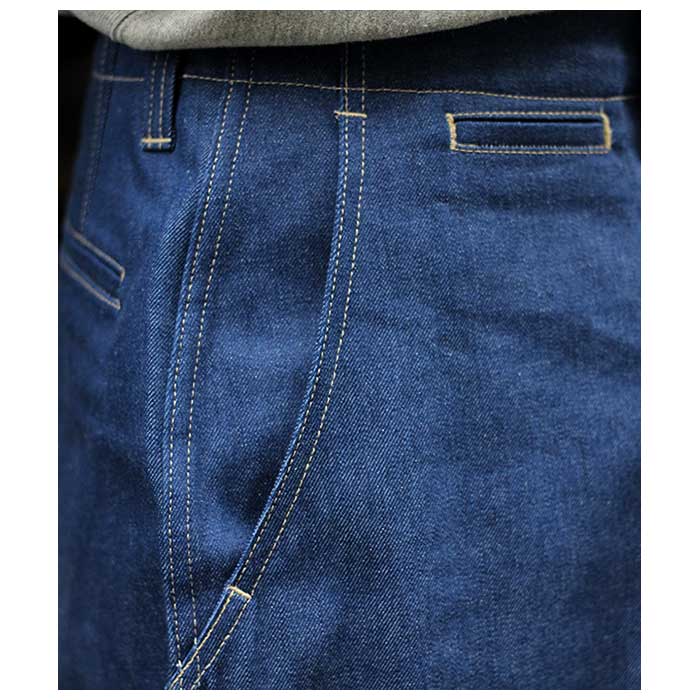 E.Tautz ワイドデニム　インディゴ イートウツ E.TAUTZ インディゴ デニム デニムパンツ CORE DENIM
