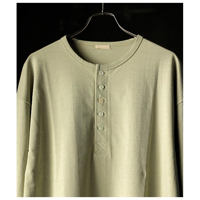 アルテリア ULTERIOR ツイステッド 天竺 ヘンリーネック ロンT (ULCS74