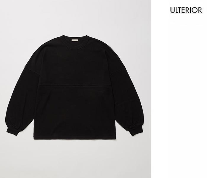 【ULTERIOR】アルテリア オーガニックコットンフットボールTシャツ ロンT ULTERIOR】アルテリア オーガニックコットンフットボールTシャツ