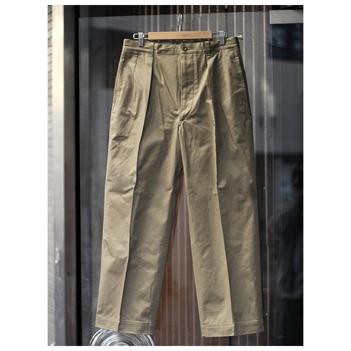 アルテリア ULTERIOR ウォッシュド スビン ツイル 52 トラウザー