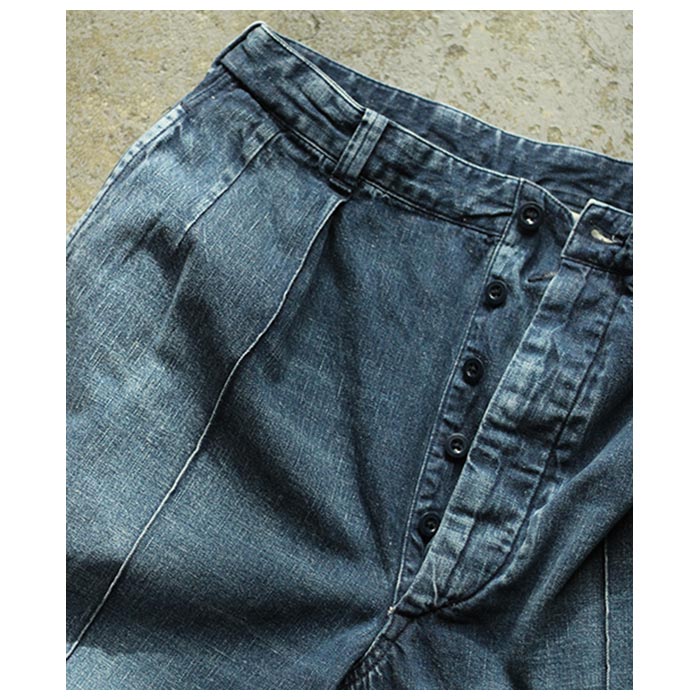 アルテリア ULTERIOR ネップド オールド デニム M52 トラウザーズ