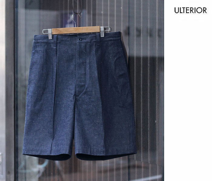 アルテリア ULTERIOR インディゴ コットンシルク シャンブレー