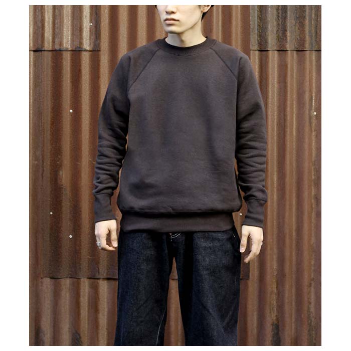 ウェアハウス　HELLER’S CAFE ハーフジップスエット 40(M)美品 美品】HELLER'S CAFE ヘラーズカフェ ハーフジップ スエット 杢