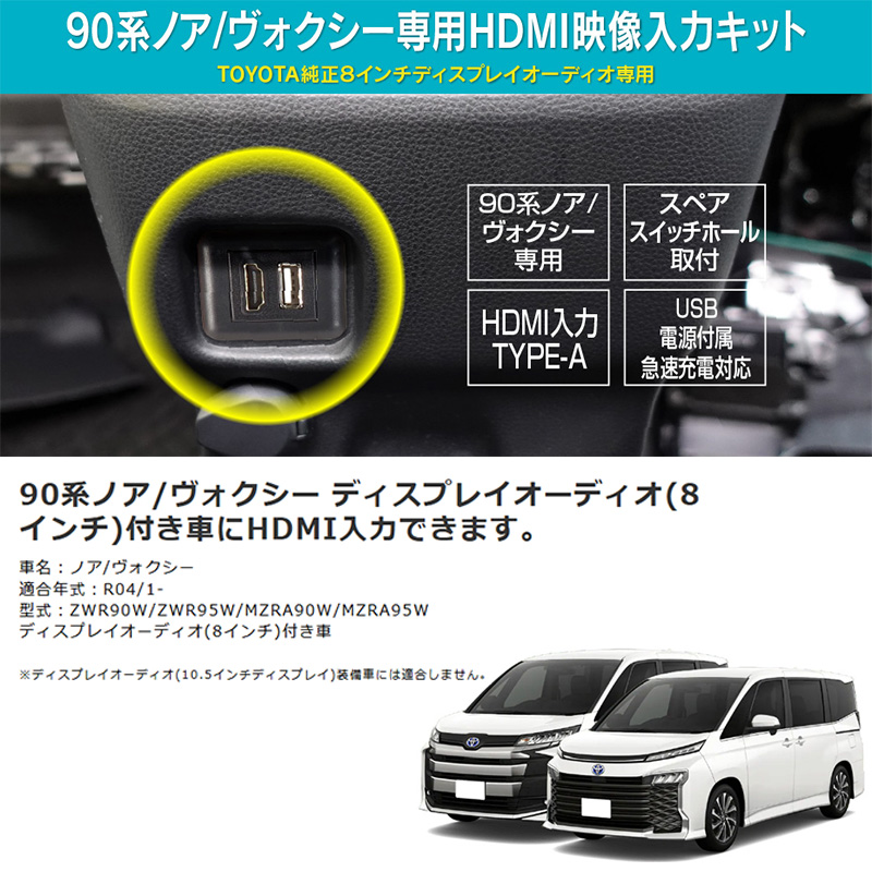 HDK02A Beat-sonic ビートソニック HDMI映像入力キット トヨタ 90系