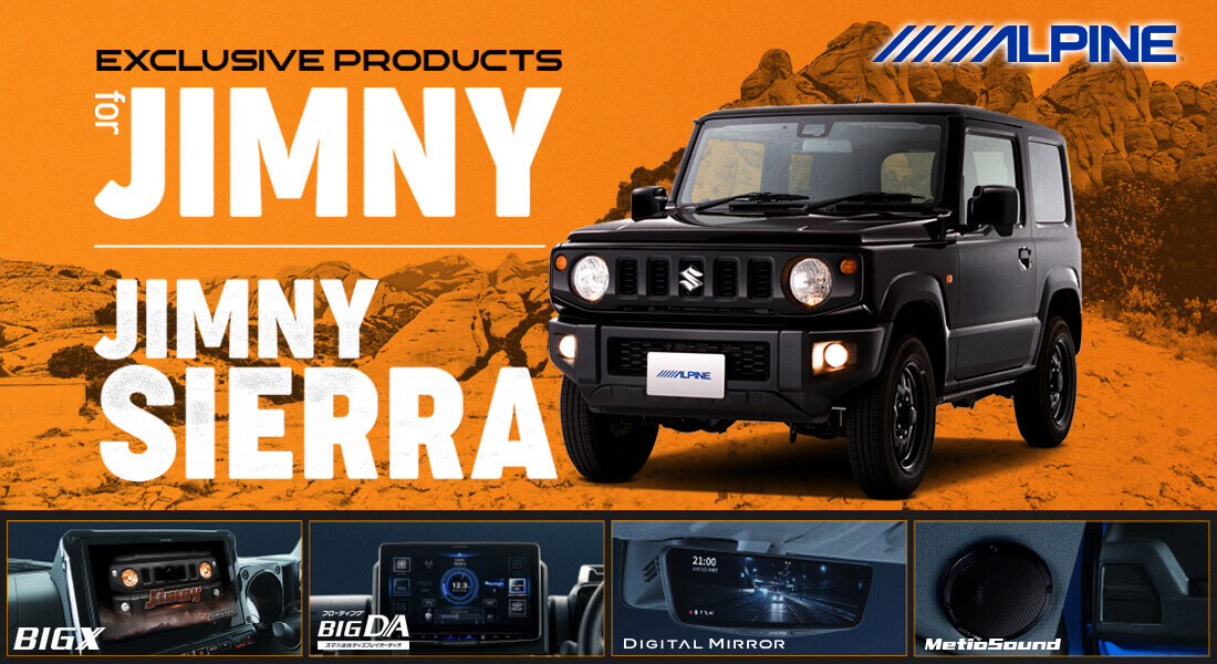 ALPINE for jimny