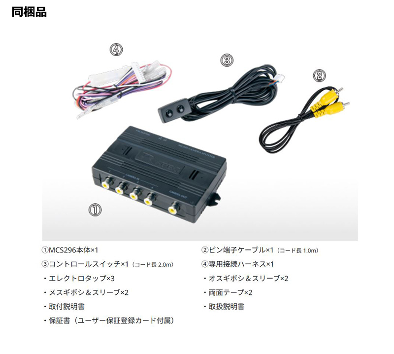 Data System MCS296 データシステム DataSystem マルチカメラ