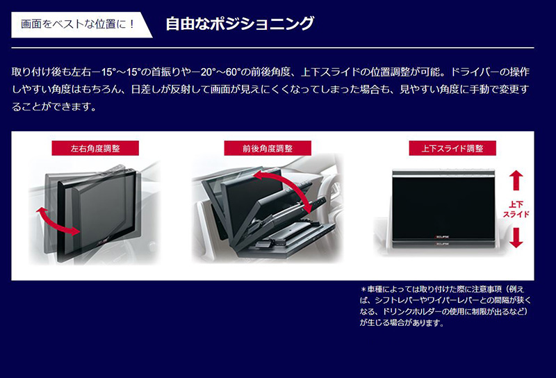 krycs　DAV-DS01F ECLIPSE イクリプス 10.1型 ECLIPSE DSシリーズ DAV-DS01F ディスプレイオーディオ DVD