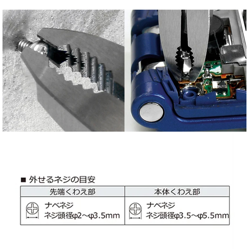 Φ2~3.5mm用 ENGINEER エンジニア ネジザウルスM2 なめたネジ/潰れた