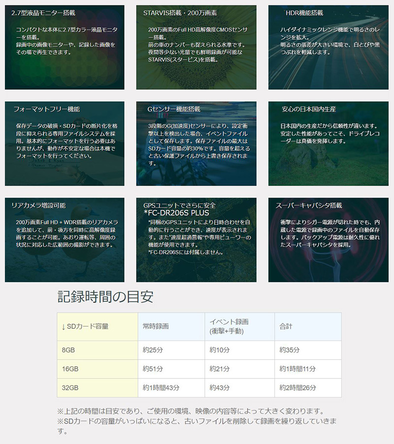 FRC FC-DR206S(W) FRC F.R.C. エフ・アール・シー FIRSTCOM ファースト