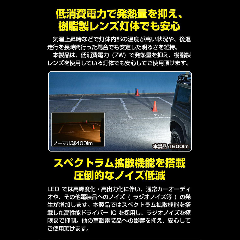 IPF 702BL IPF アイピーエフ LED ハイパワーバックランプバルブ 1600lm