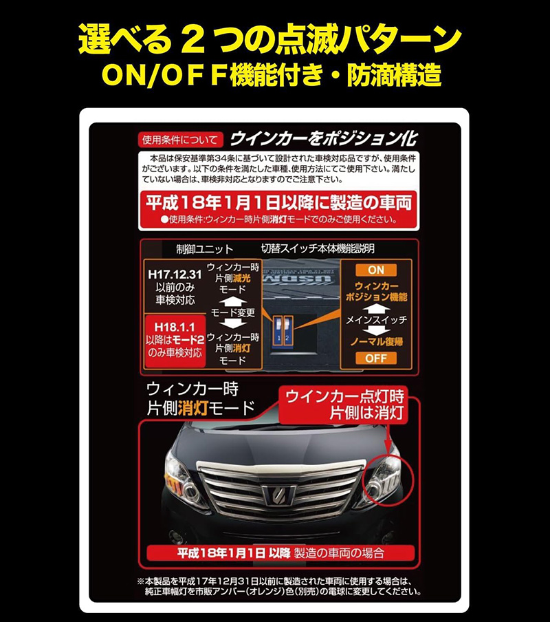 IPF XW-04 IPF アイピーエフ ウィンカーポジションキット 12V プラス
