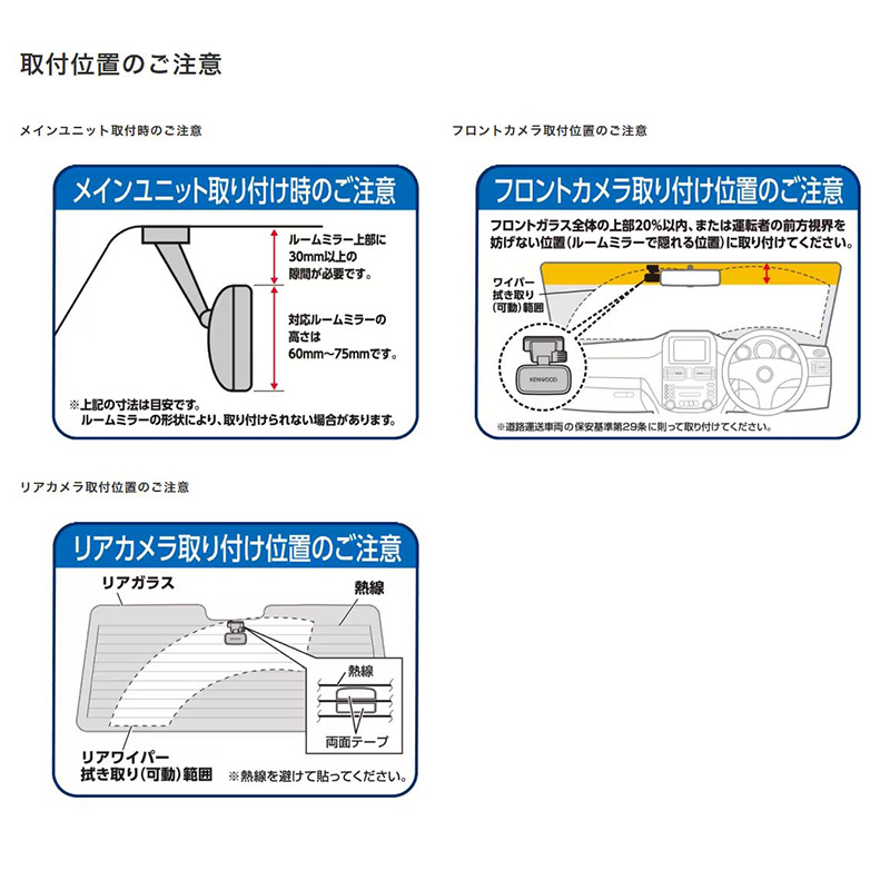 ケンウッド DRV-EM4800 KENWOOD Hi-CLEAR TUNE 12V型 デジタル