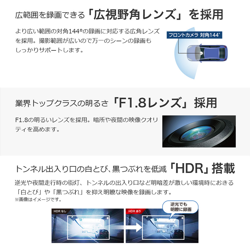 ケンウッド DRV-R30S KENWOODドライブレコーダー フルHD207万