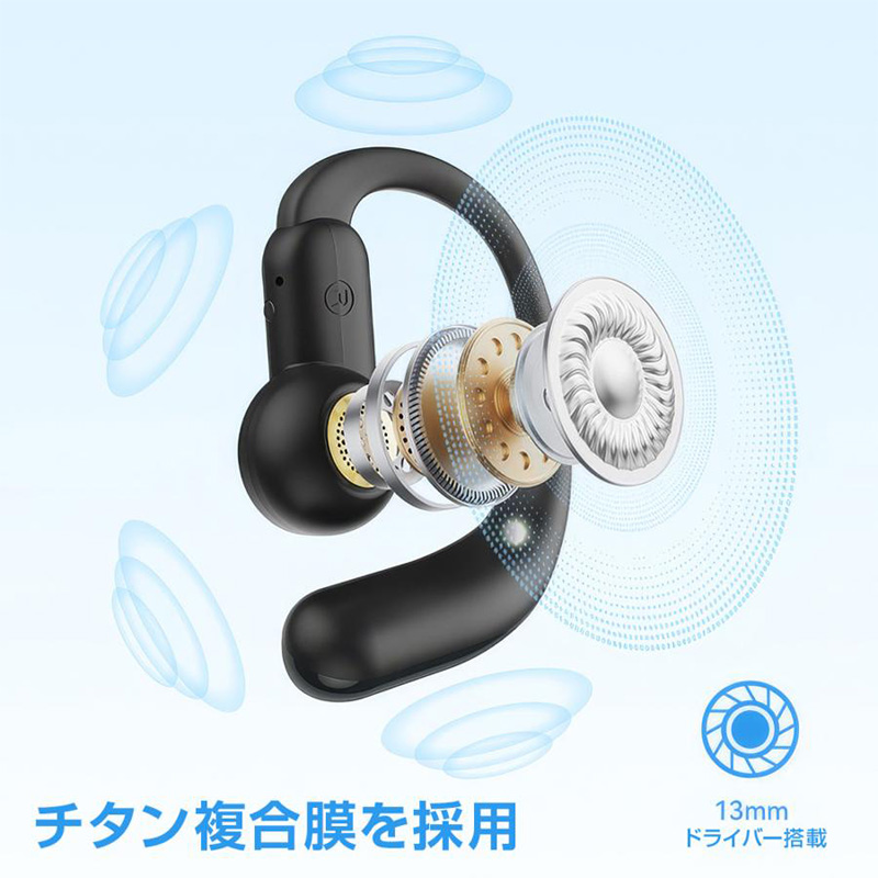 MONSTER MH22259 MONSTER モンスター OpenEar AC550 ブラック
