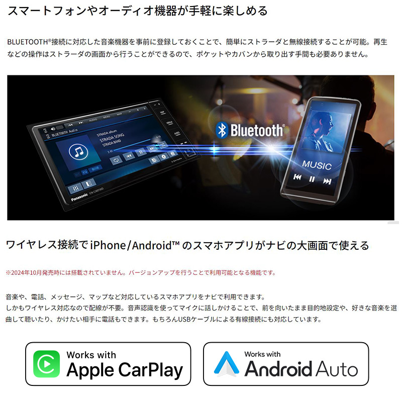CN-CE01WD Panasonic パナソニック Strada ストラーダ 7V型HD液晶 200mmワイド2DINカーナビ  フルセグ地デジ/USB/Bluetooth : panasonic-cnce01wd : アンドライブ - 通販 - Yahoo!ショッピング