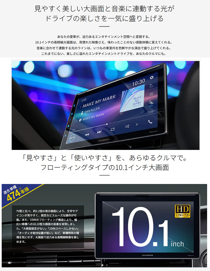 パイオニア carrozzeria(カロッツェリア) DMH-SF1000 カロッツェリア DMH-SF1000 Pioneer パイオニア carrozzeria 1Dメイン