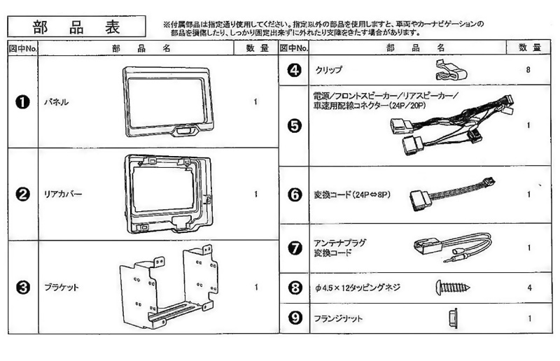 カロッツェリア KLS-H906D パイオニア Pioneer carrozzeria 9V型