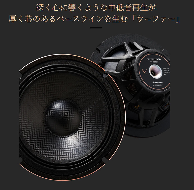 カロッツェリア TS-V174S pioneer パイオニア carrozzeria 17cm