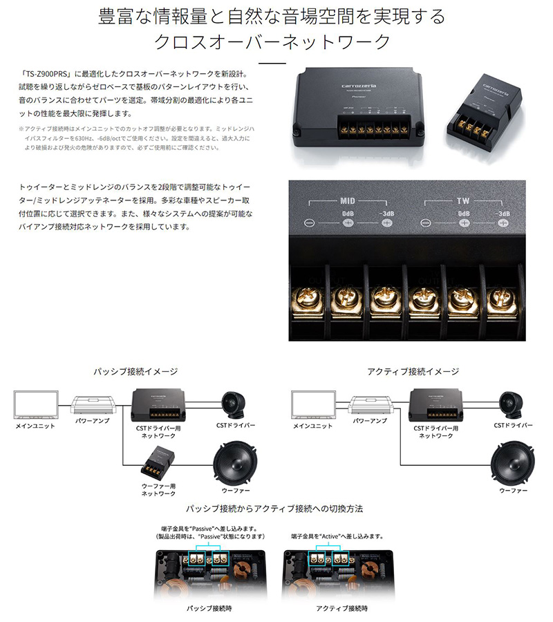 TS-Z900PRS パイオニア カロッツェリア 17cmウーファー＆73mmCSTドライバー3wayコンポーネントスピーカー :  pioneer-tsz900prs : アンドライブ - 通販 - Yahoo!ショッピング