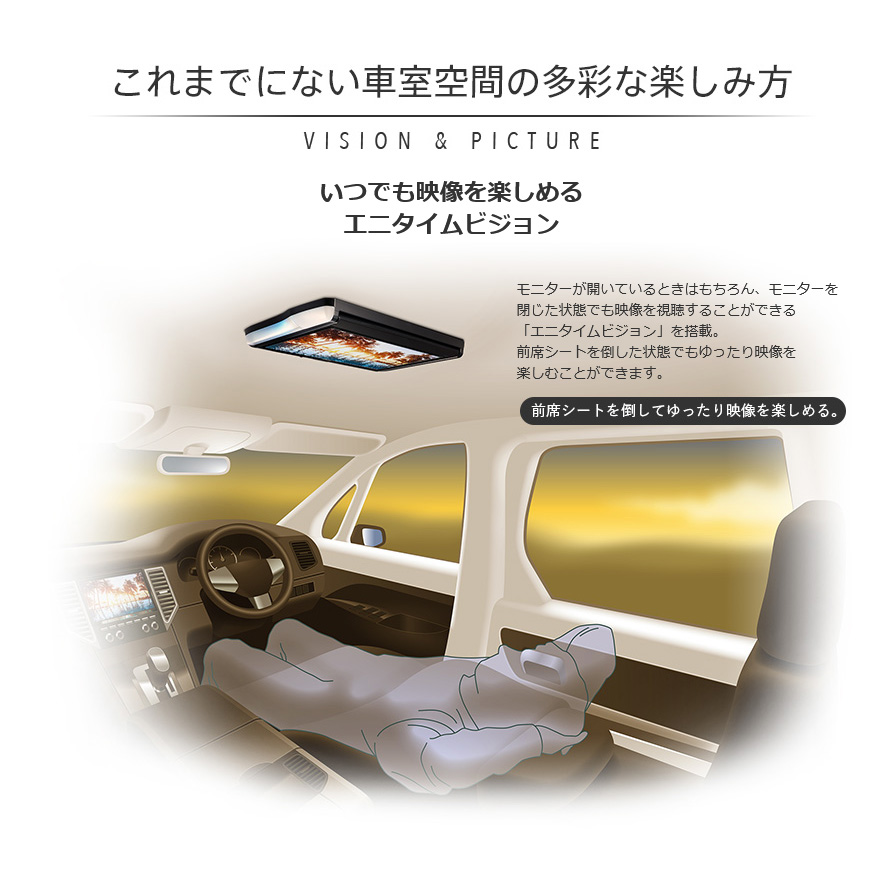 carrozzeria TVM-FW1300II-B 13.3V型 フルHD カロッツェリア TVM-FW1300II-B pioneer パイオニア carrozzeria 13.3V