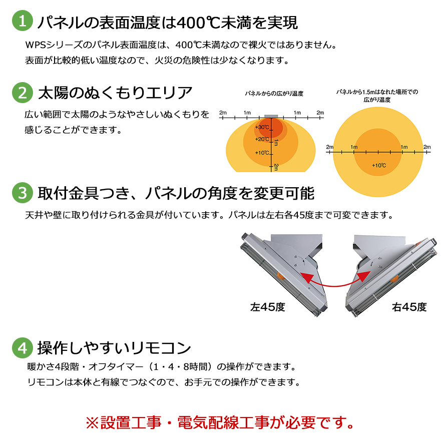 在庫有】 遠赤外線ヒーター トリプルタイプ SEH-45A-3 スイデン