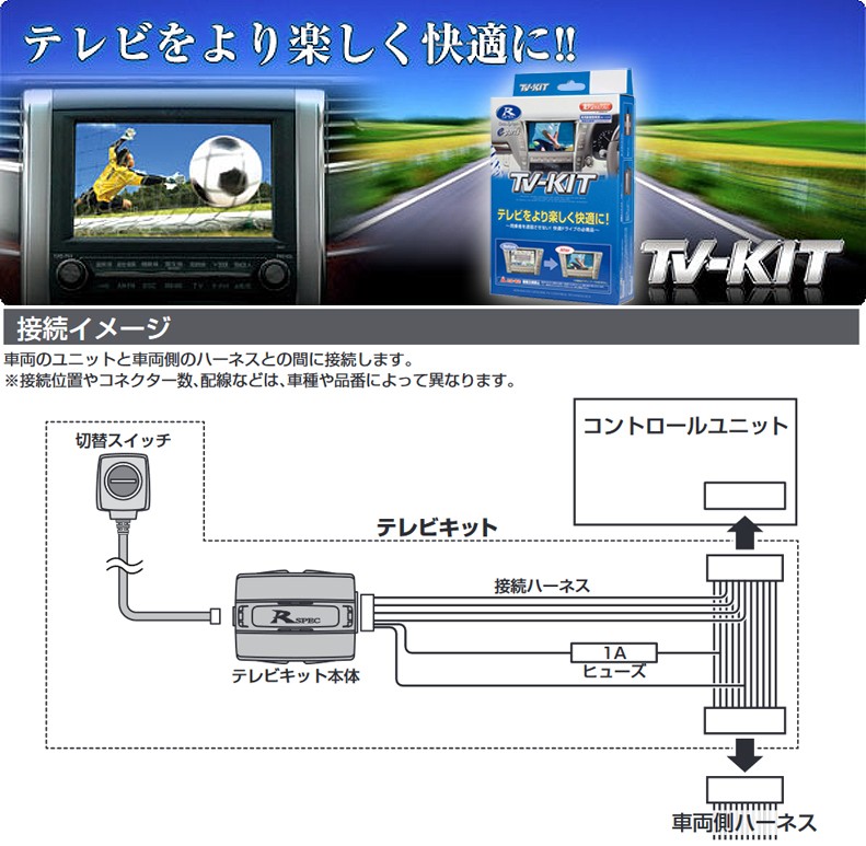 DTV415 データシステム テレビキット 切替タイプ トヨタ/ダイハツ純正ディスプレイオーディオ用 :datasystem-dtv415:アンドライブ  - 通販 - Yahoo!ショッピング