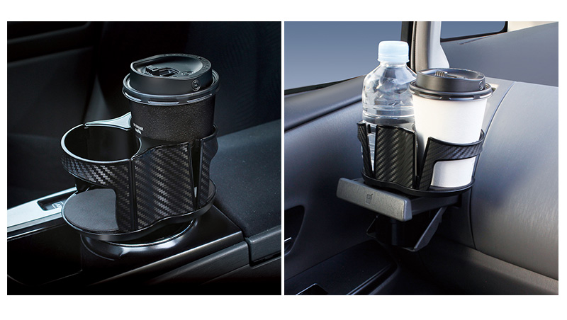 槌屋ヤック PF-316 YAC 車載用ドリンクホルダー Wドリンクイン