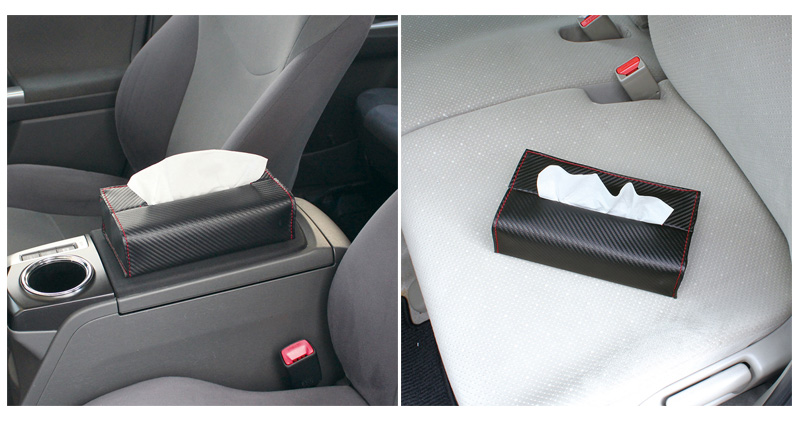 槌屋ヤック PF-346 YAC すべらないティッシュケース カーボン PF346