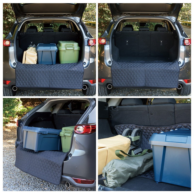 槌屋ヤック RV-76 RV76 yac キルトマット BK ブラック 約90×110cm