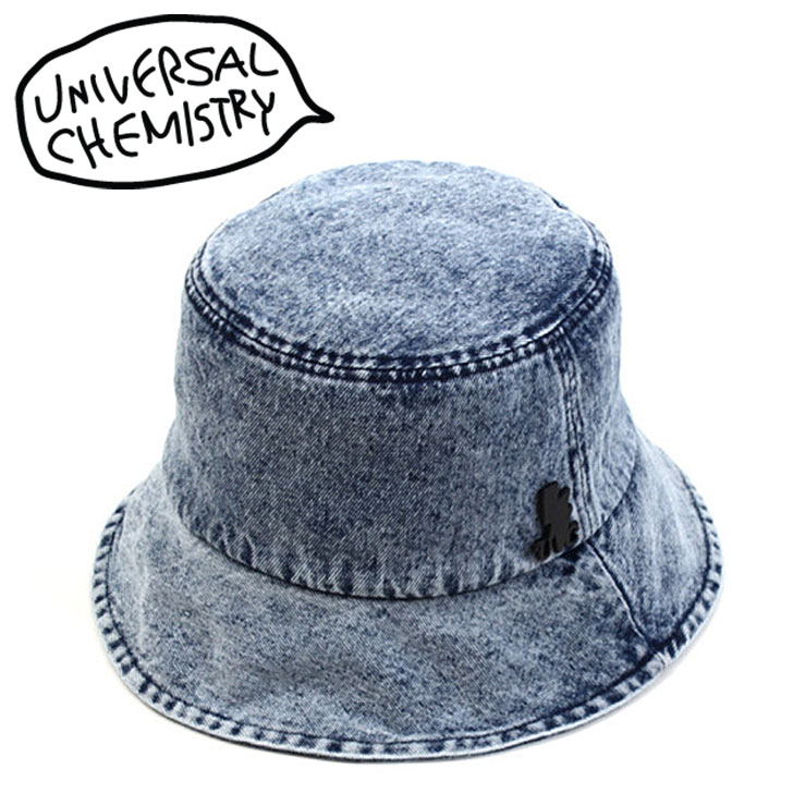 ユニバーサル ケミストリー バケットハット UNIVERSAL CHEMISTRY 正規販売店 Washing Dark Denim Bucket Hat 5568103822 ACC