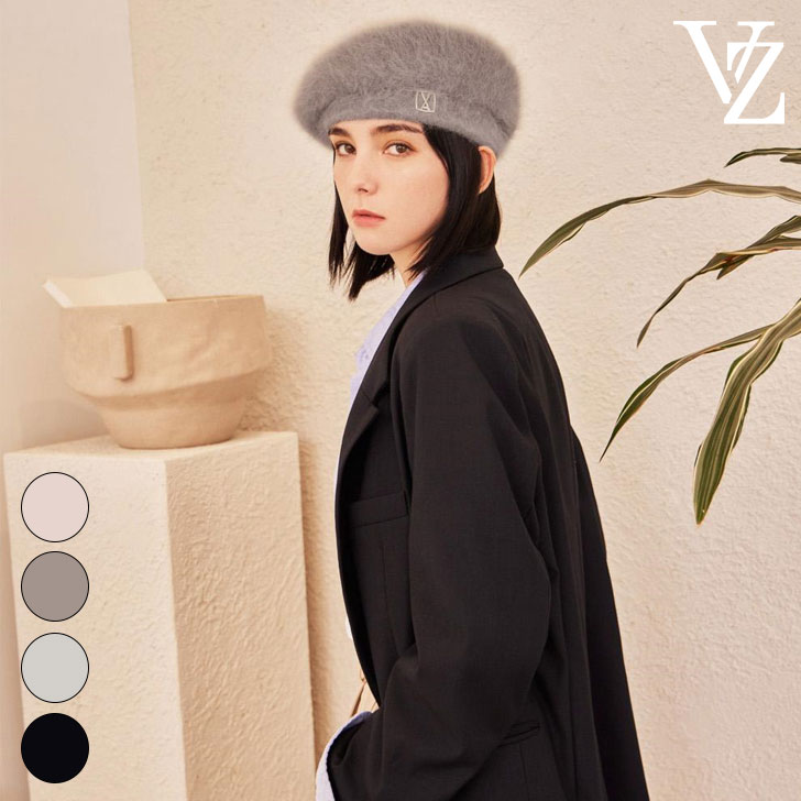 バザール ハンチング VARZAR 正規販売店 VA Square Stud Angora Beret