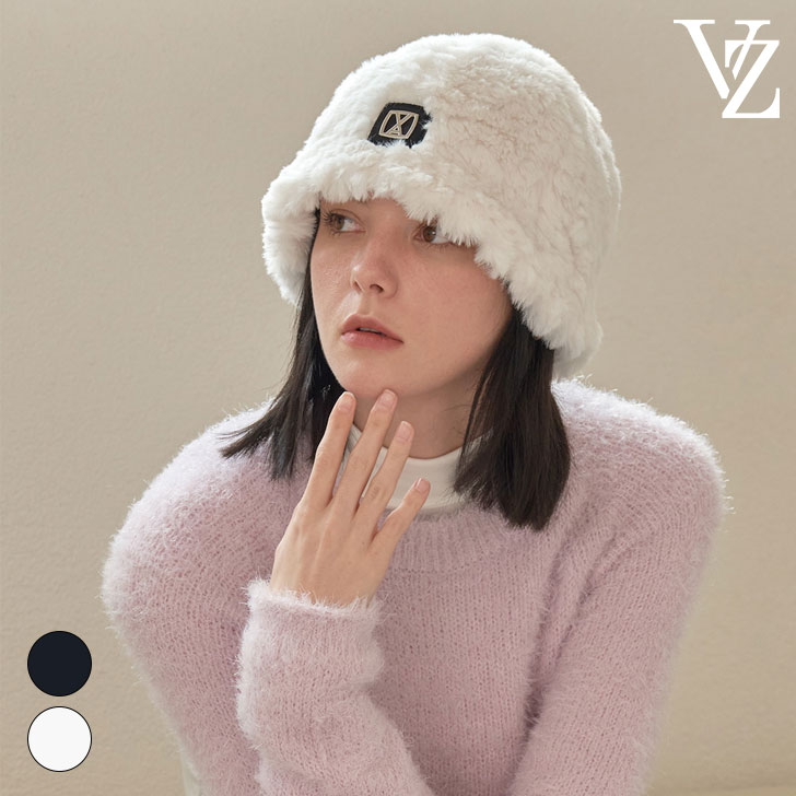 バザール バケットハット VARZAR 正規販売店 VA Square Stud Eco Fur