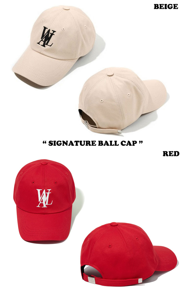 ウアロン キャップ WOOALONG SIGNATURE BALL CAP シグネチャー ボールキャップ 全5色 EL53XX00022/50/54/44/07 ACC｜andselect｜04