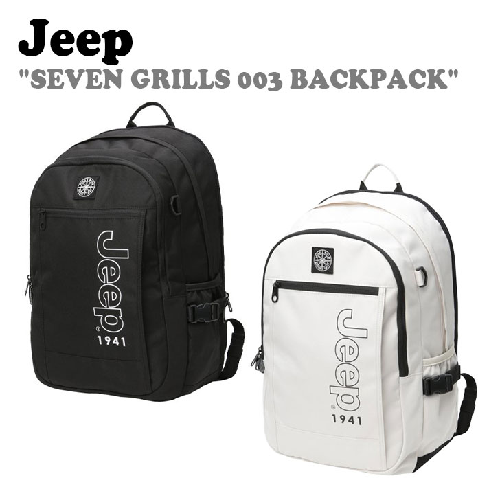 ジープ リュック Jeep メンズ レディース SEVEN GRILLS 003 BACKPACK セブン グリルズ バックパック BLACK ブラック IVORY アイボリー JO0GAU003BK/IV バッグ :bg jp23 jo0gau003:and Select