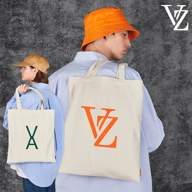 バザール トートバッグ VARZAR 正規販売店 Logo Eco Bag ロゴ エコバッグ 全3種類 Orange オレンジ Green グリーン varzar001/2/3/4/5/6 バッグ｜andselect