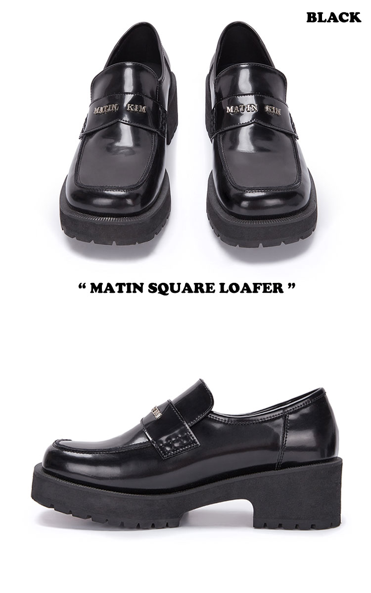 マーティンキム ローファー Matin Kim レディース MATIN SQUARE LOAFER 