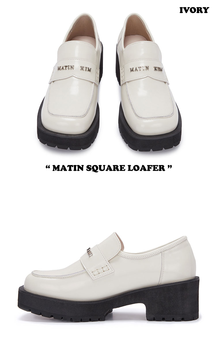 マーティンキム ローファー Matin Kim レディース MATIN SQUARE LOAFER 