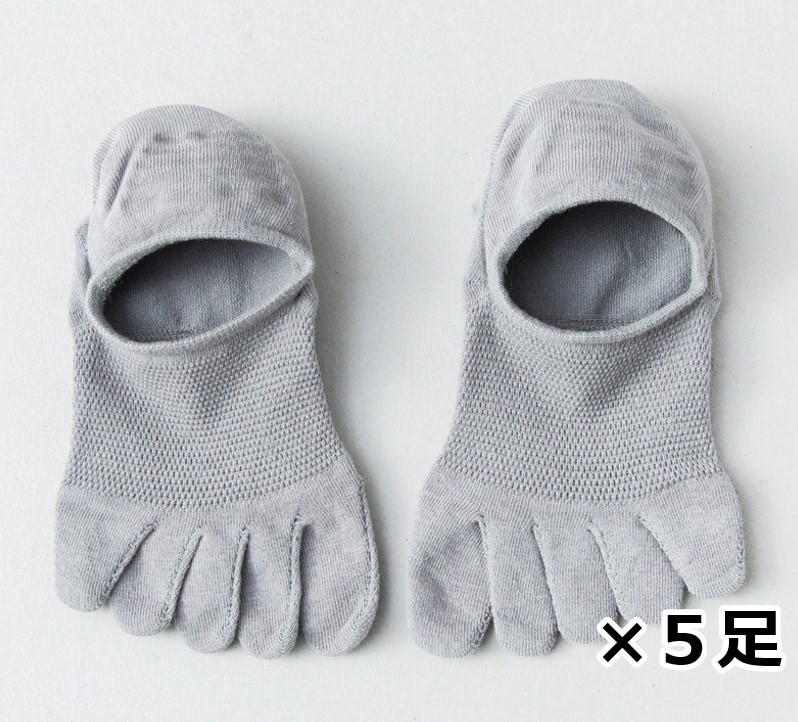 5本指ソックス 5足 セット くるぶし レディース メンズ 五本指