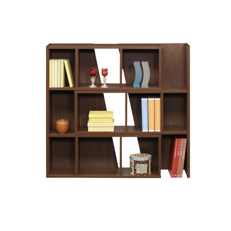 書棚 伸縮 ブックシェルフ リビング収納 おしゃれ 幅95 幅175 収納 木製 ラック シェルフ 北欧 棚 オープンラック スライド ウッドラック | 未来商会 | 01