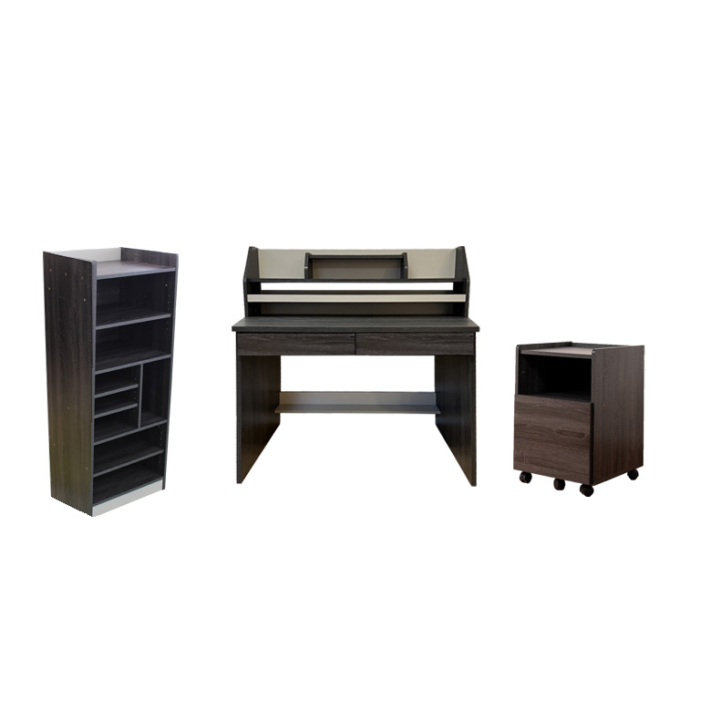 学習机 勉強机 デスクセット 学習デスク 引出し付き 4点セット