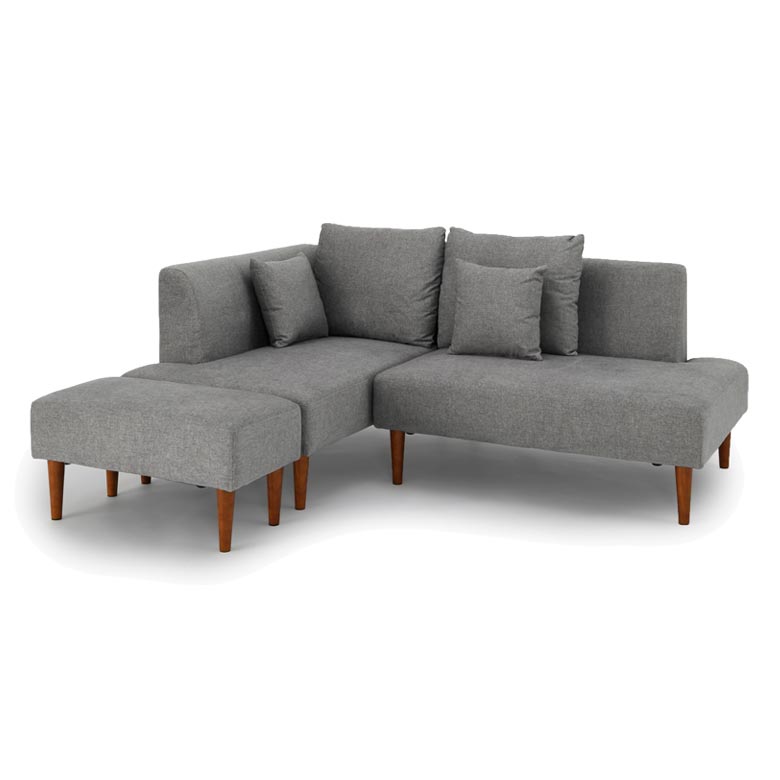 未来商会 ソファ カウチソファ 3人掛け シンプル 幅190 おしゃれ 北欧