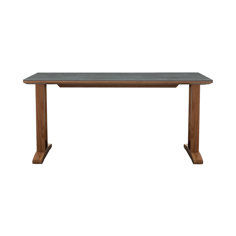 未来商会 ダイニングテーブル 単品 幅150cm セラミック天板 木脚 2本脚