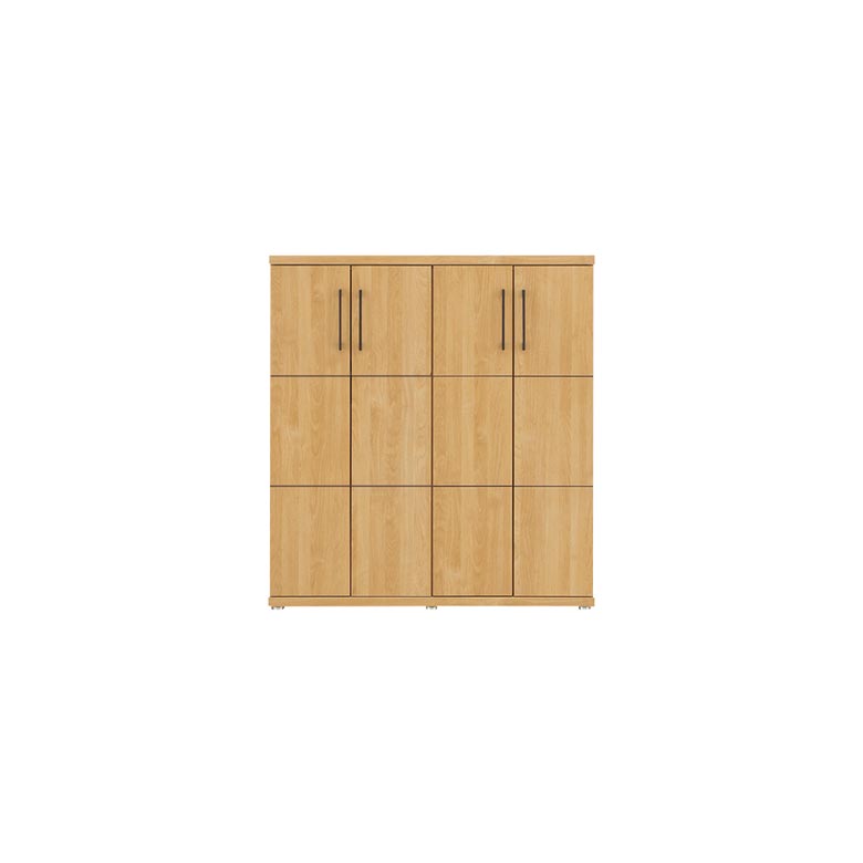 シューズボックス 幅105cm 収納 下駄箱 靴箱 シューズラック 大容量 アジャスター付き ロータイプ 日本製 105幅 約24足収納 玄関収納 国産 | 未来商会 | 02