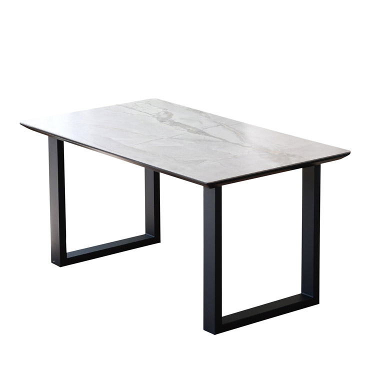 ダイニングテーブル 4人掛け 長方形 140cm幅 テーブル 幅140 ダイニング 食卓テーブル セラミック天板 セラミックトップ | 未来商会 | 02