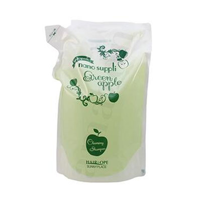 Yahoo! Yahoo!ショッピング(ヤフー ショッピング)サニープレイス ナノサプリ クレンジング シャンプー グリーンアップル 800ml レフィル