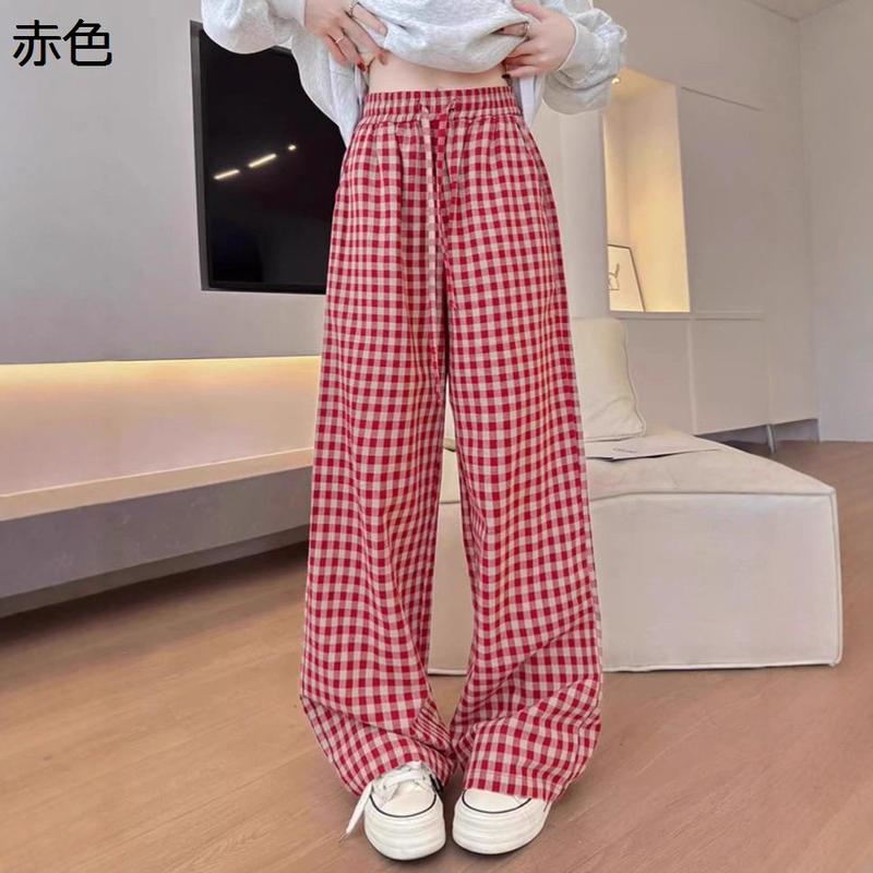 DENIMTEARS カジュアルパンツ　赤チェック正規品　年越しセール中 DENIMTEARS カジュアルパンツ 赤チェック正規品 年越しセール中 【公式