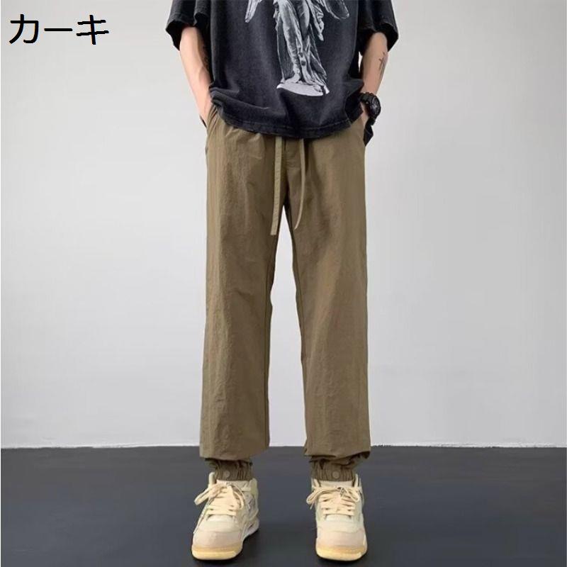 カーゴパンツ メンズ ジョガーパンツ ワイド シルエット シャカシャカ