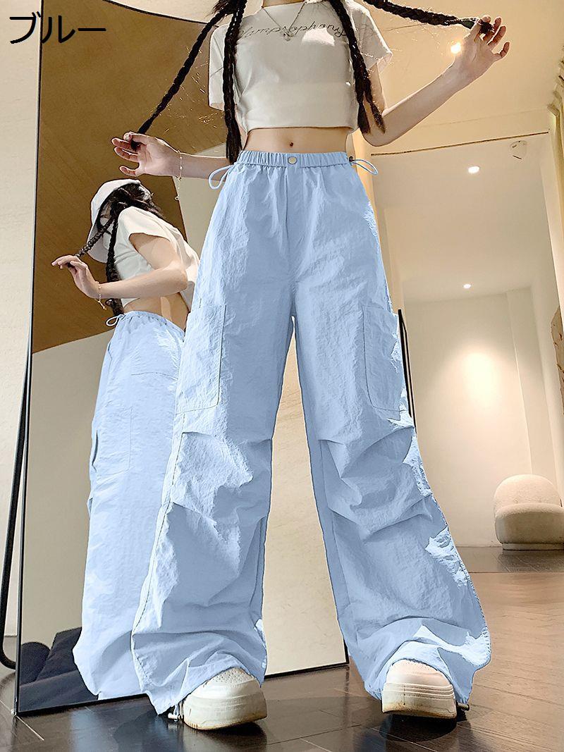 カーゴパンツ レディース ワイドパンツ ゆったり 涼しい 冷感 接触冷感