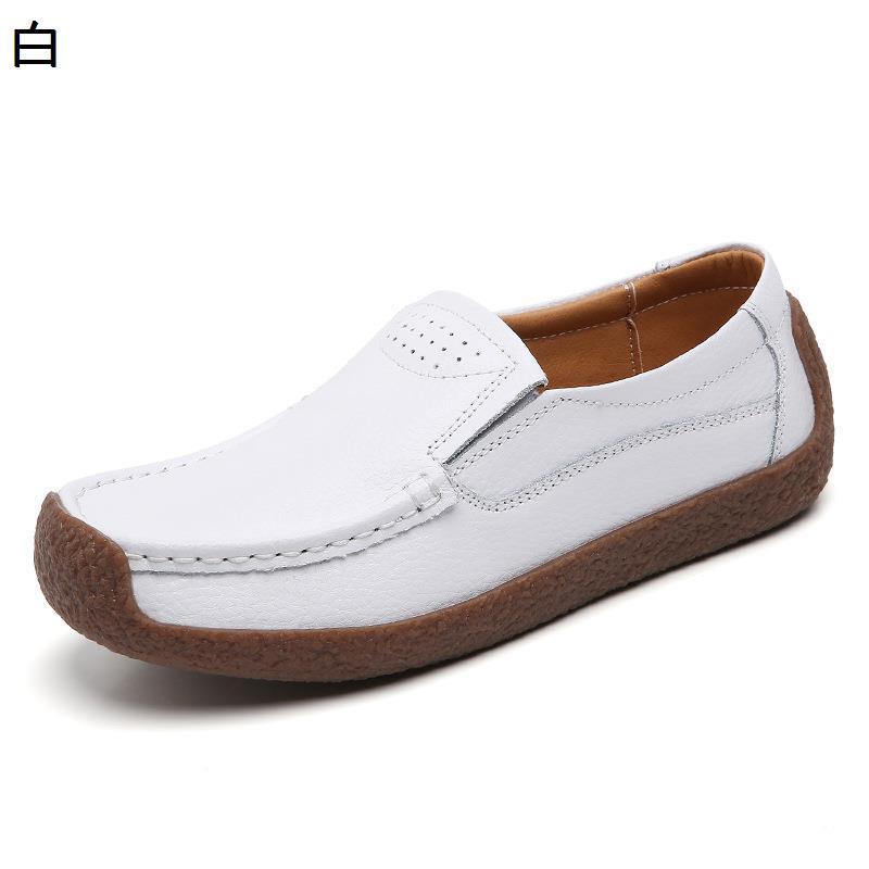 ドライビングシューズ レディース 本革 モカシン スリッポン フラット