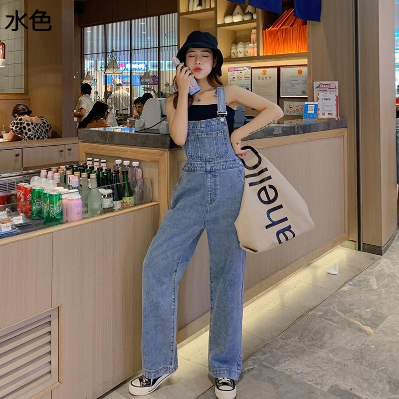 サロペット レディース オーバーオール デニム ゆったり ジーンズ